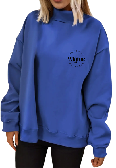 Mock Neck WIB Oversized Sweatshirt